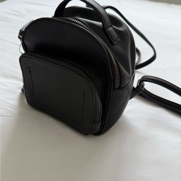 Black Mini Backpack - Picture 3 of 5